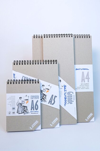 Lemsstudio Experto 200gr 4lü Set A5-a4-a6-grande (SKETCHBOOK