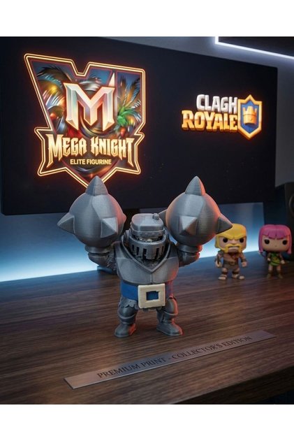 Clash Royale Mega Şovalye Dekoratif Figür 8cm