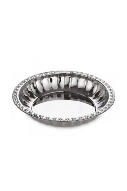 430 Stainless Steel Salad Fruit Plate Corn Bowl 24 Cm Depth 4cm