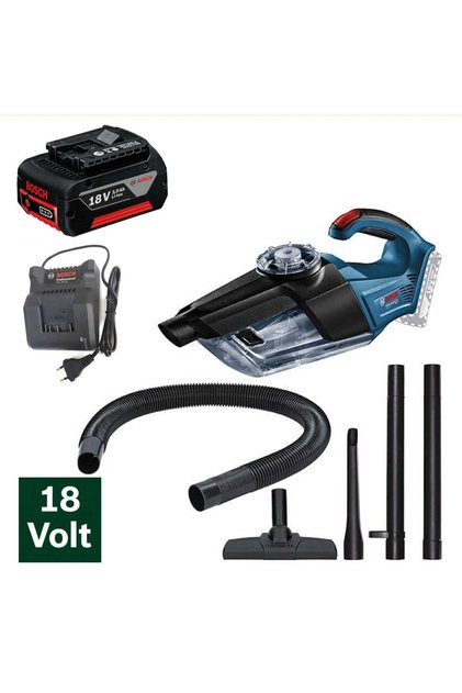 GAS 18V-1 Professional Akülü El Süpürgesi 3 AH TEK BATARYA