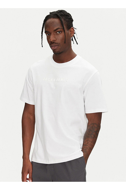 Jack & Jones Recharge Mold Erkek Bej Tişört (12273070-MBM