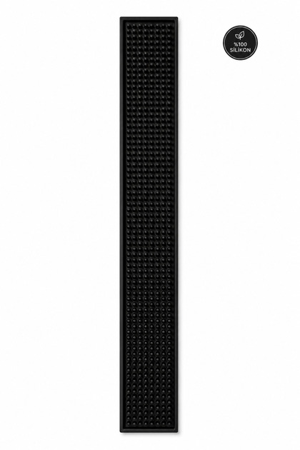 Bar Mat 60x10 – %100 Silikon Kaymaz Bardak Pedi – Kafe / Bar / Mutfak