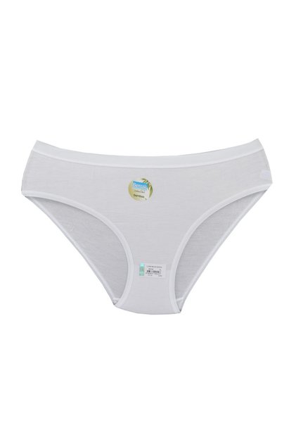 Kadın Bambu 6 lı Külot Slip Berrak-11554-BEYAZ-XL