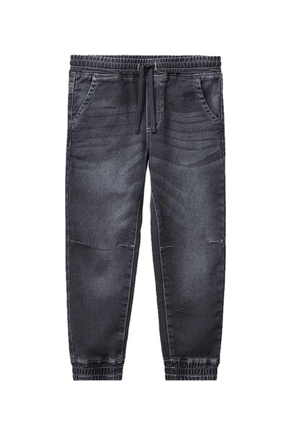 United Colors of Benetton Boy Gray Elastic Trousers BNT-B