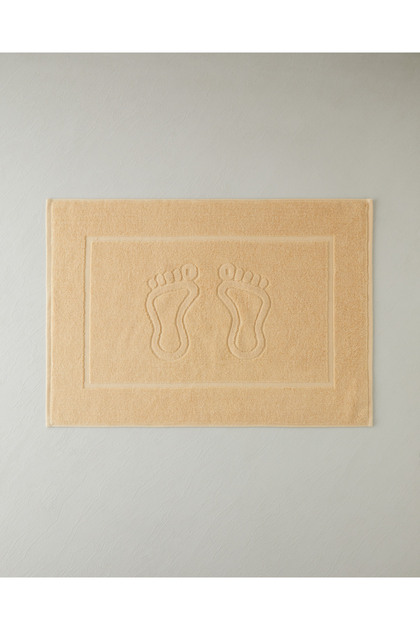 Soft Step Cotton Foot Towel 50X70 cm Yellow