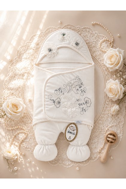 Baby Swaddle Unisex Baby Outer Swaddle Blanket Sleeping Bag Hospital Exit Swaddle Blanket