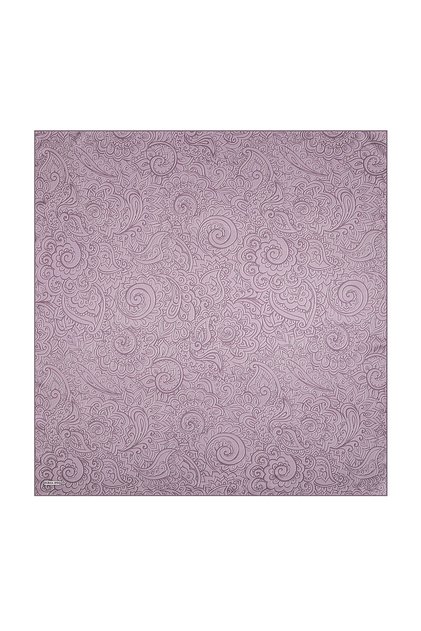 Lavender Art Pattern Twill Silk Scarf