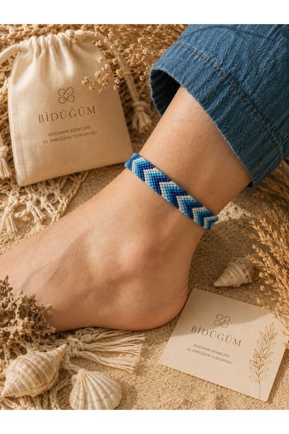 Unisex Bohemian Dream Anklet, Handmade, Adjustable - Non-Fading Cord, 100% Handmade.