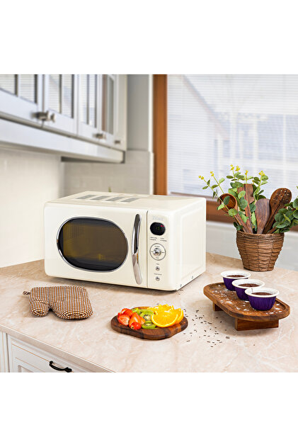 Zilan Zln1245 | Retro Mikrodalga Fırın | 700w | 20l | 6 Kademeli