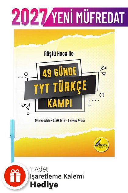 49 Günde Tyt Türkçe Kampı + Hediyeli