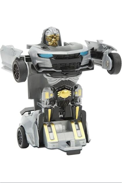 Realx Oyuncak Çek Bırak Çarpışan Robota Dönüşen 2'li Transformers