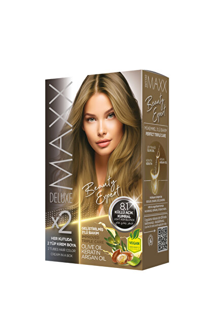 Beauty Expert Set Saç Boyası 8.1 Küllü Açık Kumral