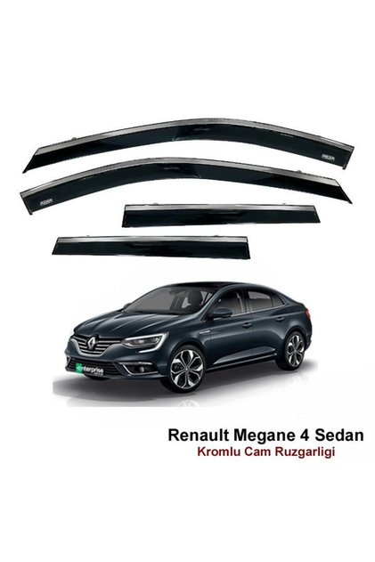 Renault Megane 4 Sedan Kromlu Cam Rüzgarlığı