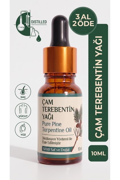 Pine Terabentin Oil 10 ml / 100% Pure and Natural / Pine Terebentine Oil