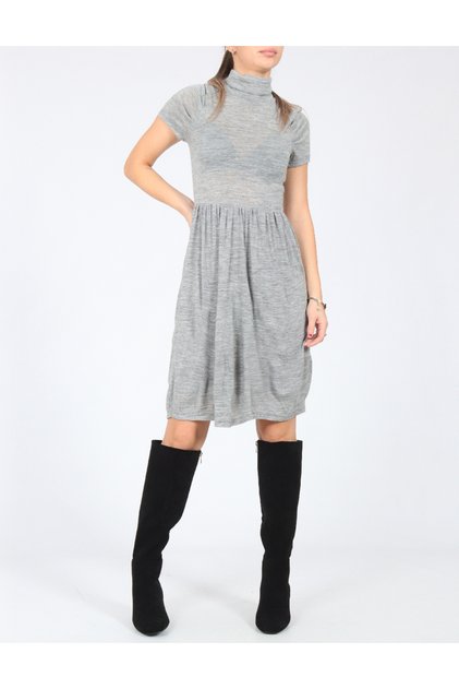 Rochie scurta, Gri