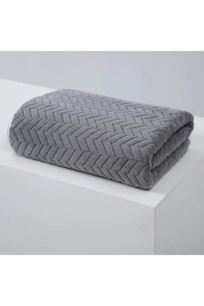 30x30CM light gray High Quality Thick Coral Velvet Bath Towels, Soft and Absorbent Towels, Sports Be