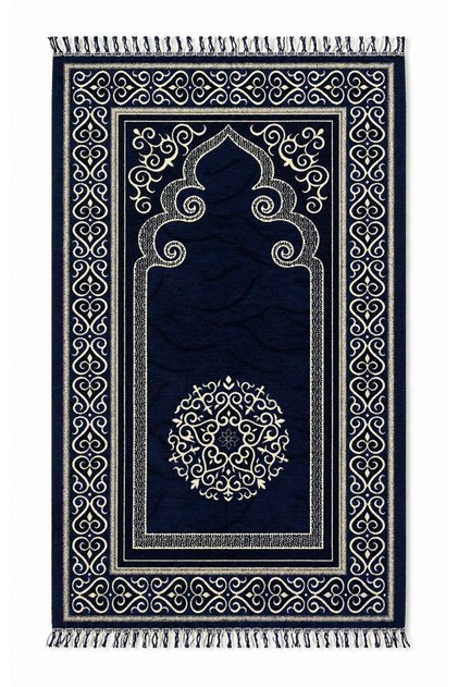 Padded Prayer Mat 70x110cm 1cm Foam Sajadah Lightweight Musallah for Adults & Kids