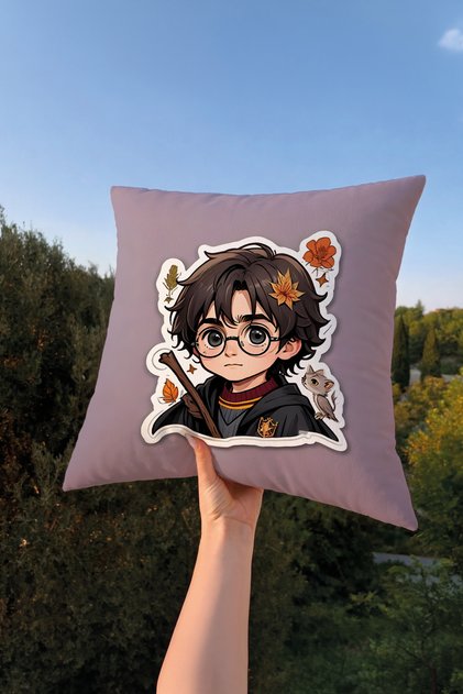 Harry Potter Film & Anime Throw Pillow Cover 43X43 – Modern Gamer Room Decor Pillowcase