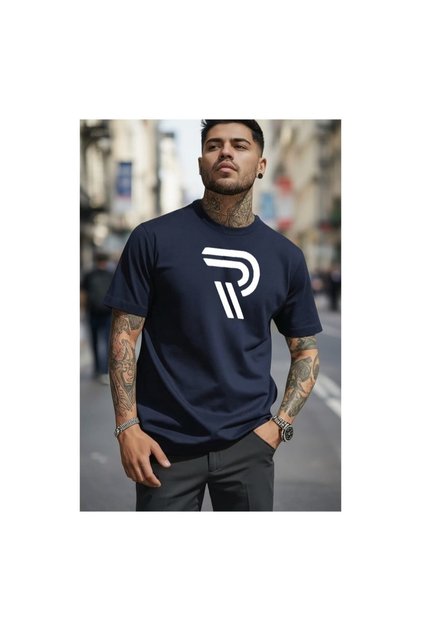 Keb 1. quality printed oversize t-shirt daily t-shirt trendy fashion and modern style style 100% organic cotton relaxed fit slit round neck