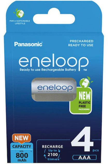 Eneloop BK-4MCDE/4CP – Επαναφορτιζόμενες Μπαταρίες AΑΑ (4 τμχ)
