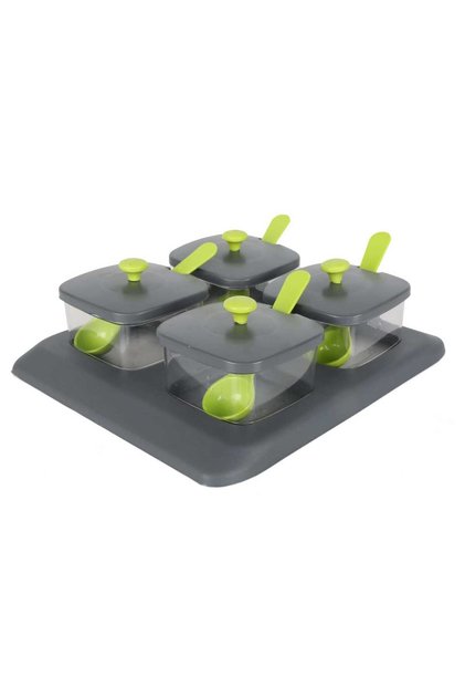 Festival Condiment 4pcs Set With Tray