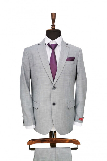 Costum barbati Talia 2 Fergus gri deschis