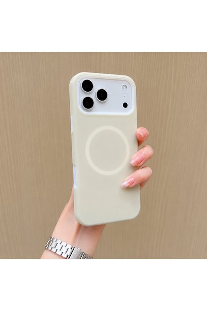 Iphone 17 Pro Max (6.9 inç) Uyumlu Premıum Soft Silikon Pastel Seri Magsafe Kılıf