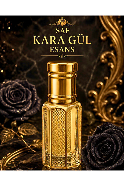 Saf Kara Gül Esansı / 3 ML Roller Şişe / Alkolsüz Yoğun Kalıcı Doğal Esans Parfüm