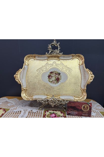 Brand Italian Rosewood Tray 43 cm