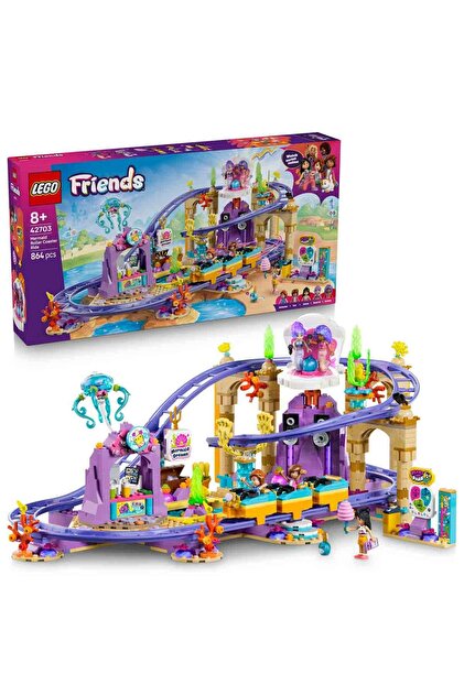 【yo_riri】3点セット LEGO Friends Deniz Kızı Hız Treni Yapım Seti, 8 Yaş ve Üzeri Kız
