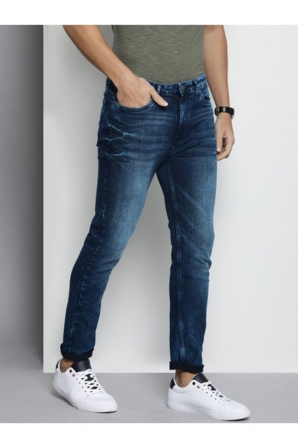 Men Slim Fit Solid Jeans