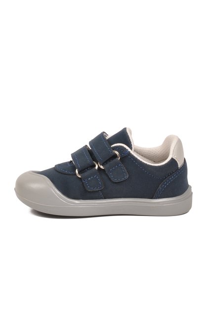 Navy Blue Nubuck-Yellow Lightweight Orthopedic Baby Casual Shoes Arzen 26A93 İa