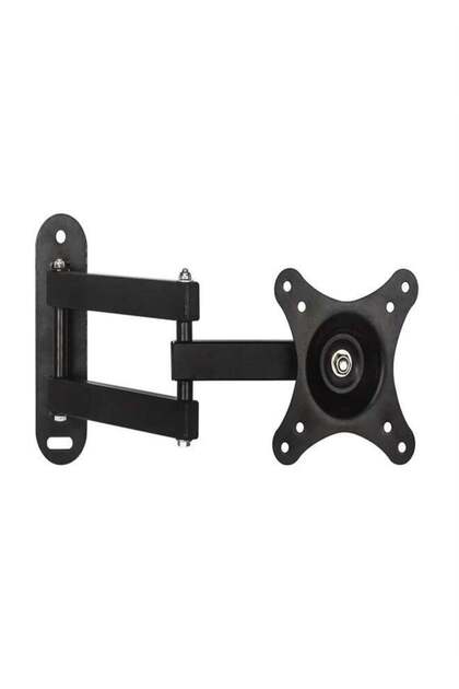 Skill Tech SH 1010P Swivel TV Wall Mount Bracket for 10"-32" LED LCD, VESA 100x100, Adj. Arm, 10kg – Black