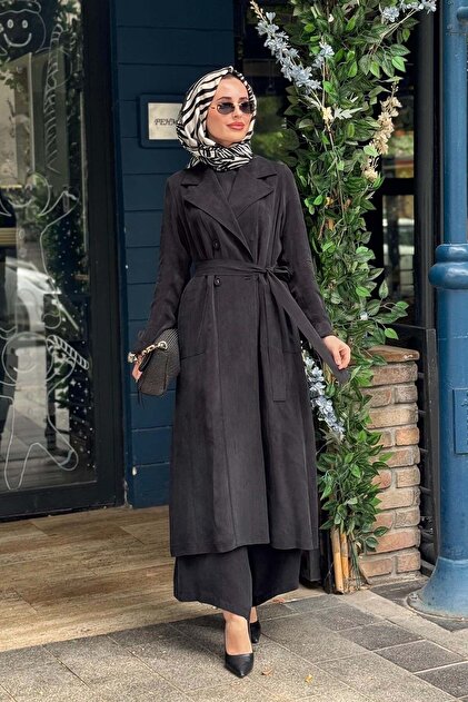 美品　MARK & LONA フルジップフーディ 　サイズ52 XXL MISS DALIDA Cupro Kap 2268327 Siyah - Fiyatı, Yorumları