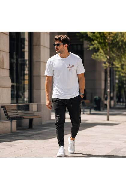 A Quality Men's Premium Elze Printed Oversized T-Shirt
