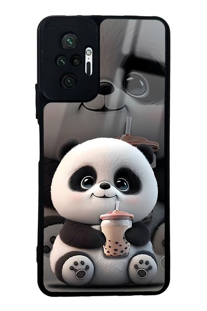Xiaomi Redmi Note 10 Pro Baby Panda Design Glossy Phone Case