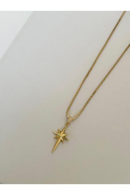 Special Series Polar Star Mini Zircon Stone Xp Gold Color Necklace