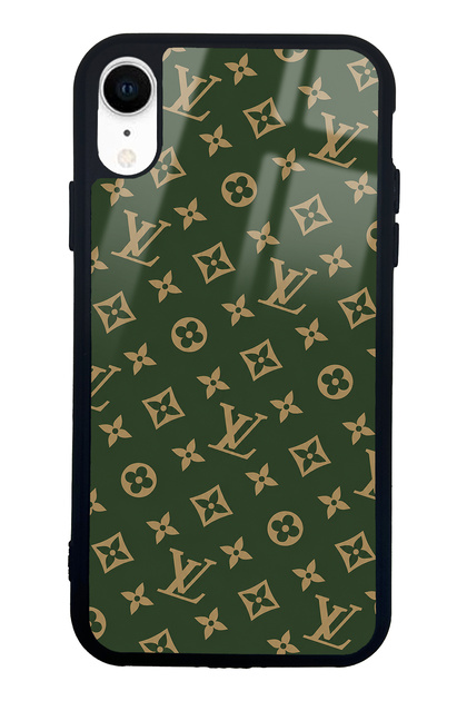 iPhone Xr Green Lv Design Glossy Phone Case