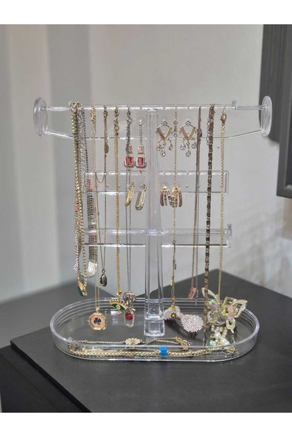 STAND BÖLMELİ TAKI ORGANİZERİ ŞEFFAF