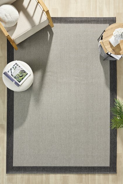 Nancy Modern Sisal Jüt Toz Vermez Balkon Bahçe Mutfak Kilimi