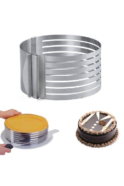 Inel feliator blat de tort ajustabil Cake Ring 8 cm, 26-28cm