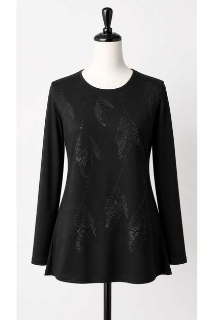 Women's Stone Embellished Mother Combed Cotton Blouse (New Season - 2026)