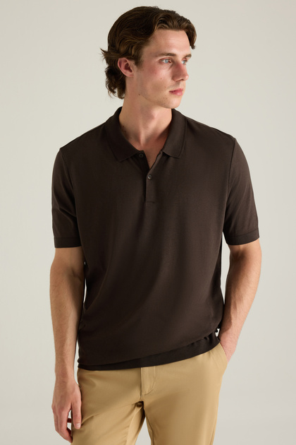 Regular Fit Kahverengi Triko