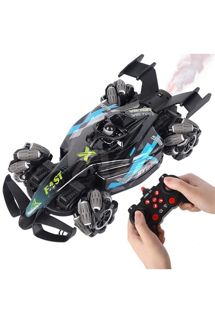 RC Car | Remote Control Stunt Car 4WD with 360° Drift, Mecanum Wheels, LED Lights & Music | STORM RC Car Toy for Both Youth and Adult