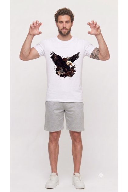 Kartal Double Team Shorts Tshirt Men's Anti-Sweat