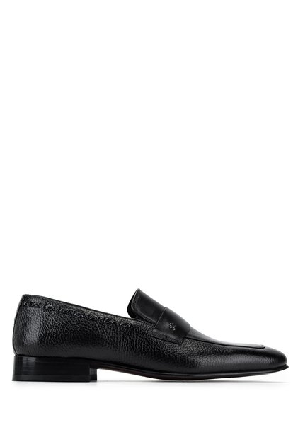 Men's Genuine Leather Black Classic Shoes