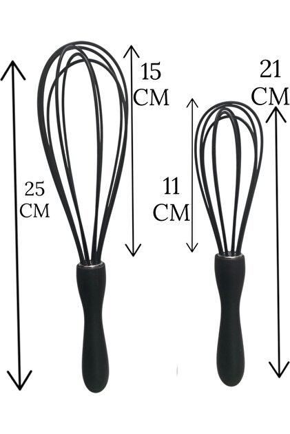 2-Piece Silicone Whisk