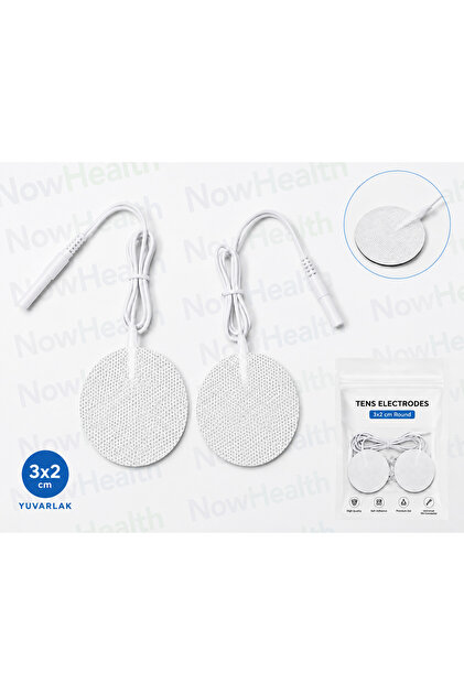 NowHealth Tens Elektrodu 3x2 4 lü 5 Paket (Extra yapışkanlı