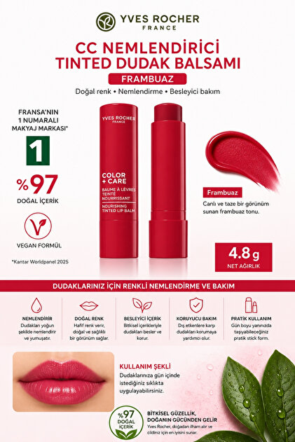 新品 CIRMAGE TONEUP BALM & MOISTURE MIST Yves Rocher 8 Saat Etkili Besleyici Doğal Renklendirici Vegan