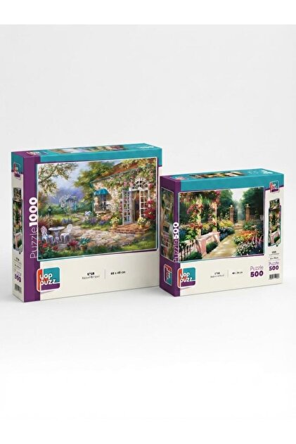 Tıfıl Toys Hayal Bahçesi ve Botanik Bahçesi İkili Set - 1000 + 500